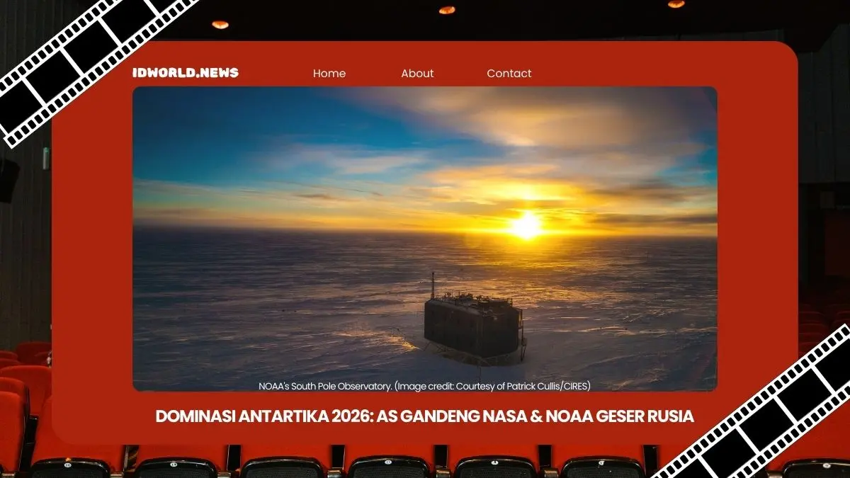 Science 3 Dominasi Antartika 2026 AS NASA NOAA Geser Rusia