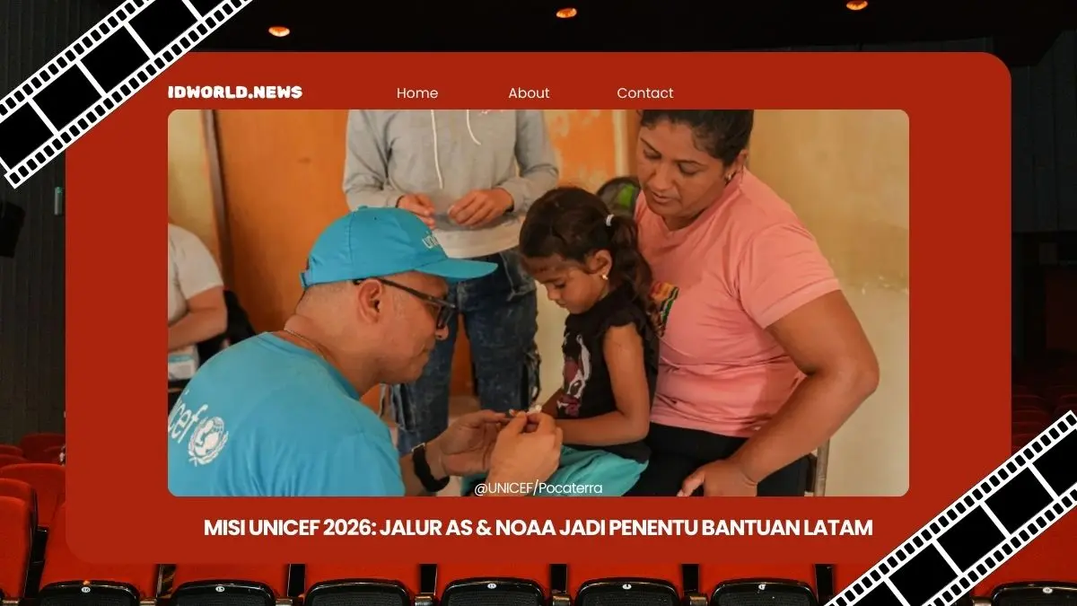 Peta Distribusi Bantuan UNICEF NOAA Venezuela Guatemala